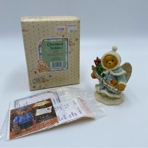 1996 Cherished Teddies Grace 175994 Glory To The Newborn King Christmas Angel